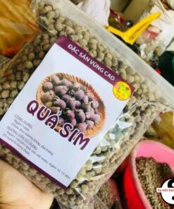 Quả sim rừng khô Tây Bắc ngâm rượu loại 1 (1kg) thu hái tự nhiên, sấy khô từ sim rừng tươi chín