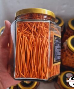 Nấm Đông trùng hạ thảo sấy khô thăng hoa Huy Cương (lọ thuỷ tinh 25g) loại 1, sợi đẹp thượng hạng