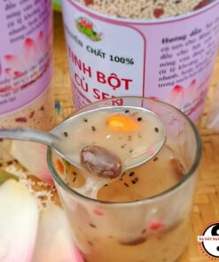 Tinh bột củ sen nguyên chất mix hạt ngũ cốc giúp giảm cân, thanh nhiệt giải độc, cải thiện sức khoẻ tim mạch