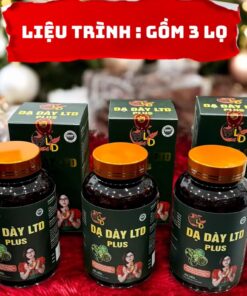 Liệu trình 3 lọ Dạ dày LTD Plus (225 viên), dạ dày & đại tràng LTD chính hiệu gia truyền độc quyền LTD